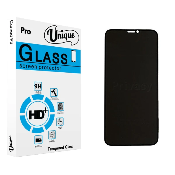 محافظ صفحه نمایش حریم شخصی یونیک مدل ULTRA مناسب برای گوشی موبایل اپل iPhone 11 Pro