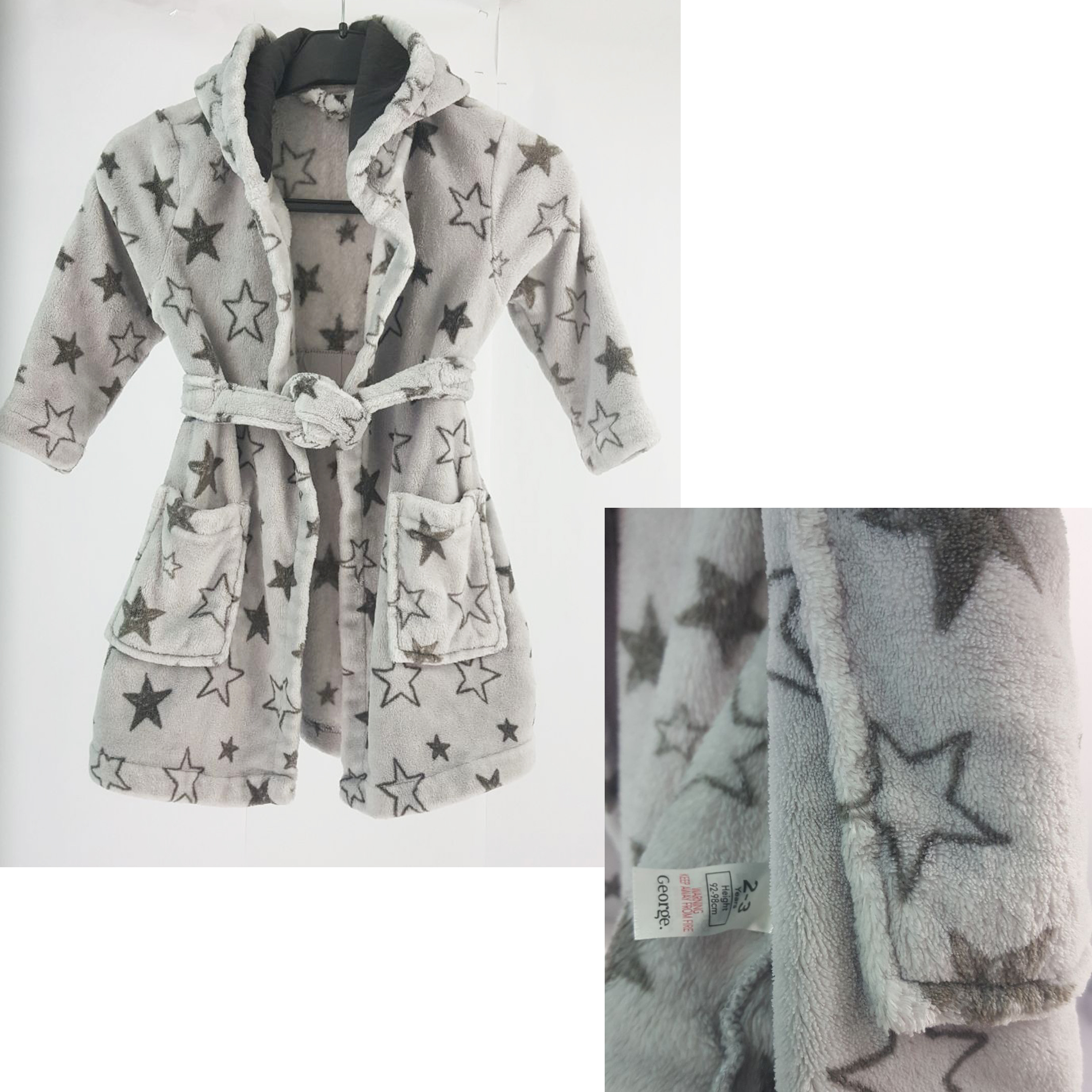 حوله تن پوش کودک جورج مدل ستاره سایز 55