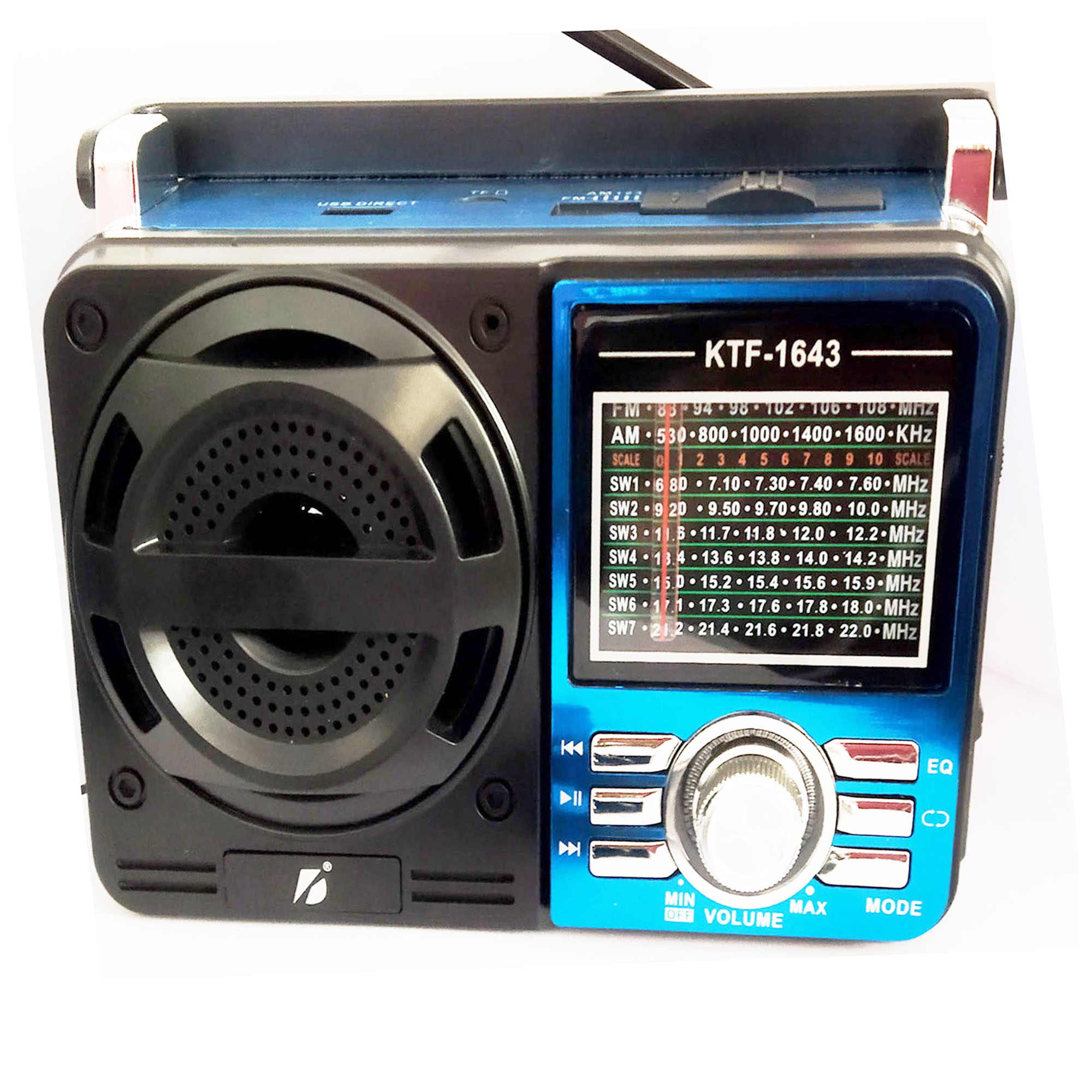 اسپیکر بلوتوثی قابل حمل مدل KTF-1643