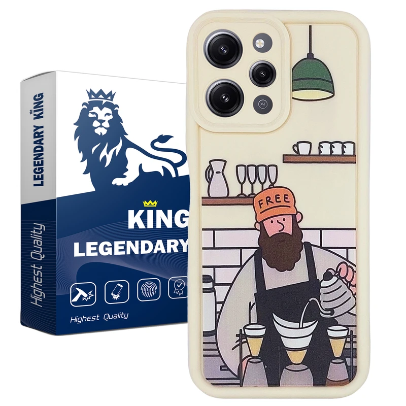 کاور لجندری کینگ طرح cafeh2 مناسب برای گوشی موبایل شیائومی Redmi12 4G