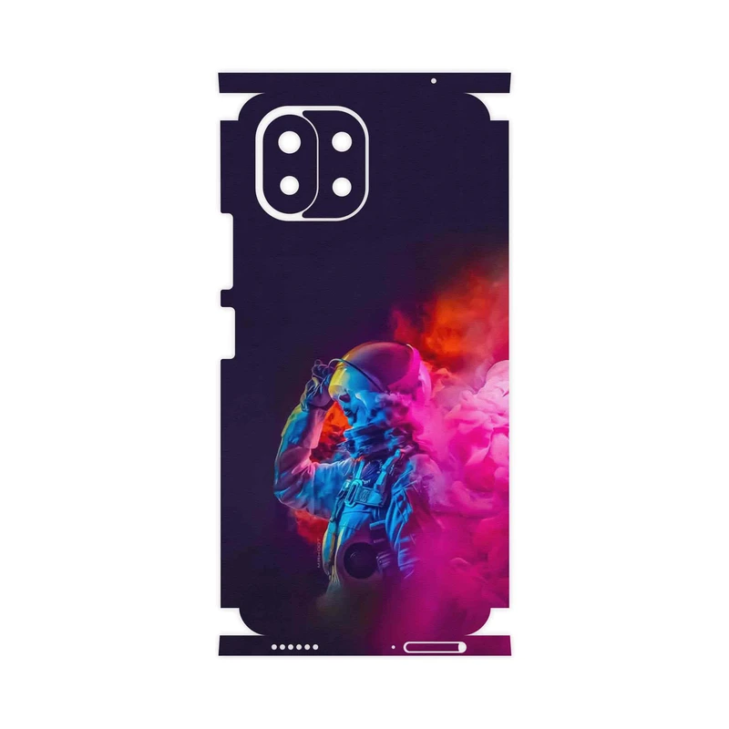برچسب پوششی ماهوت مدل Smoke Rainbow Digital Art 1-FullSkin مناسب برای گوشی موبایل شیائومی MI 11 LITE