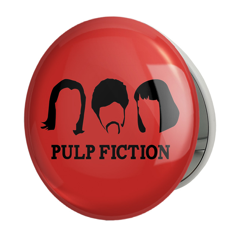 آینه جیبی خندالو طرح سریال پالپ فیکشن Pulp Fiction مدل تاشو کد 13845 