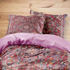 سرویس روتختی مدوپد طرح فرش همدان مدل C-Hamedan58 یک نفره 4 تکه