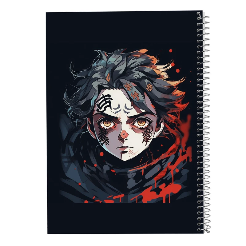 دفتر شطرنجی 50 برگ مدوپد مدل Demon Slayer کد DF10511