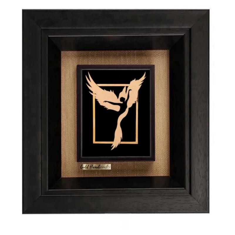 تابلو طلاکوب زرکات طرح نیروانا مدل F273