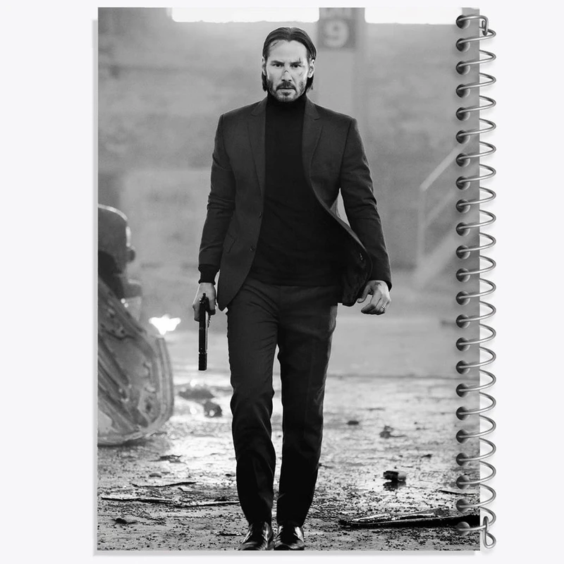 دفتر مشق 50 برگ خندالو مدل جان ویک John Wick کد 2947