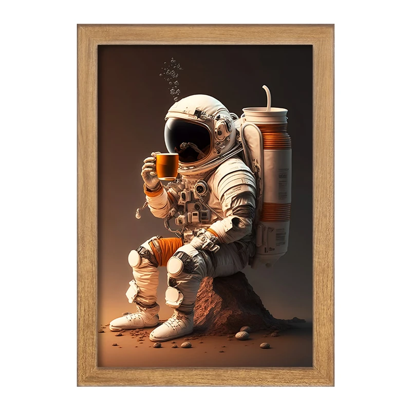 تابلو خندالو مدل فضانورد کد F10080