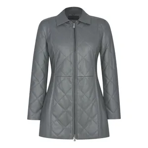 کت چرم زنانه چرم مشهد مدل B473-02