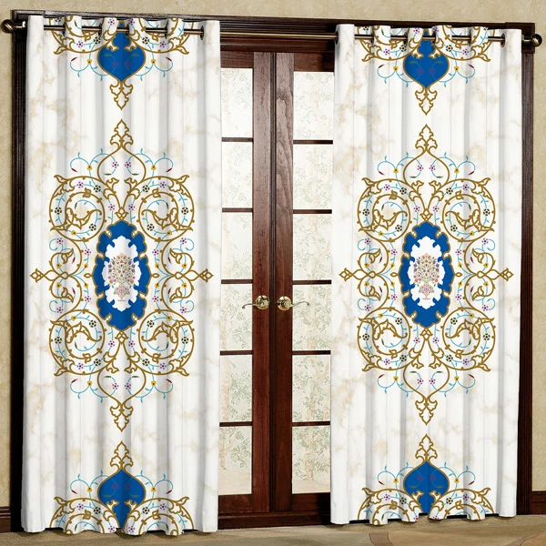 پرده مدل مخمل پانچی کد 7694 سایز 280x140 سانتی متر