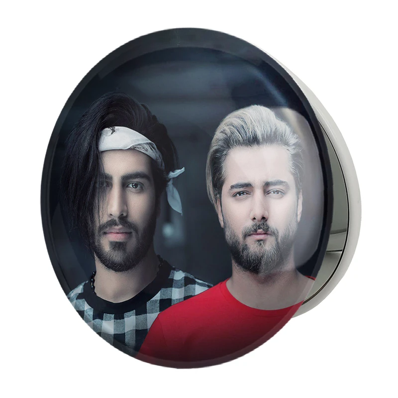 آینه جیبی خندالو طرح ماکان بند مدل تاشو کد 27311 