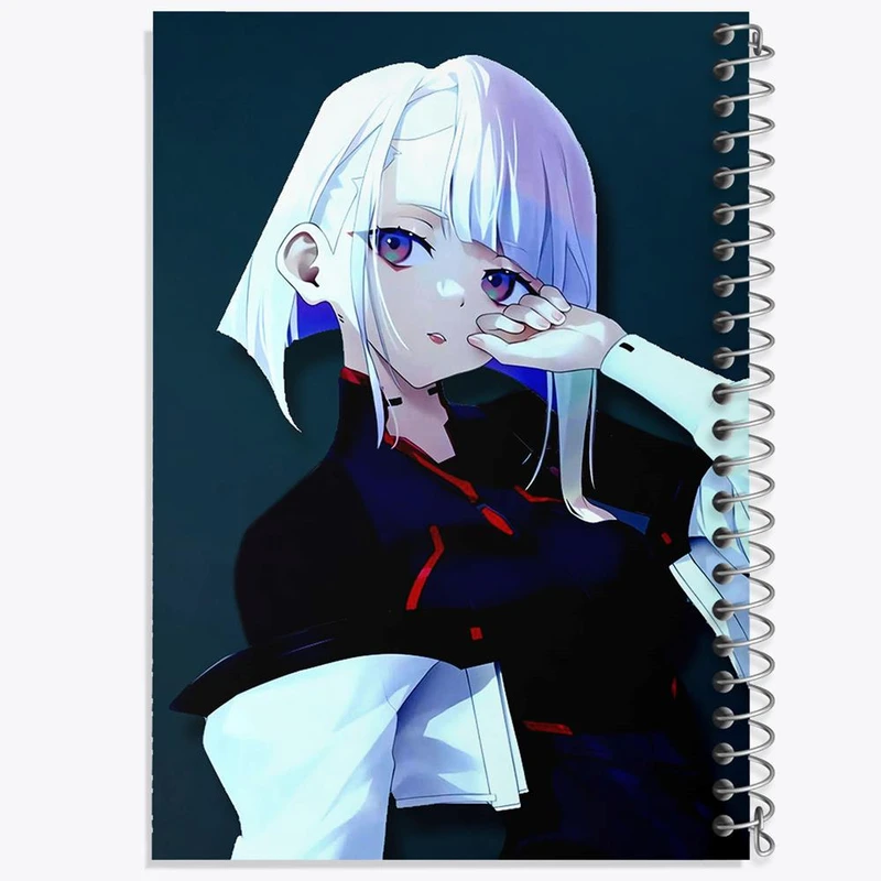 دفتر لیست خرید 50 برگ خندالو طرح لوسی انیمه سایبر پانک Cyberpunk کد 22457