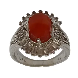 انگشتر نقره زنانه سلین کالا مدل عقیق ce-As030