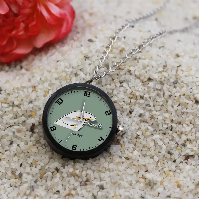 ساعت گردنبندی عقربه ای ناکسیگو مدل نائنگی میقولی کد NF11798
