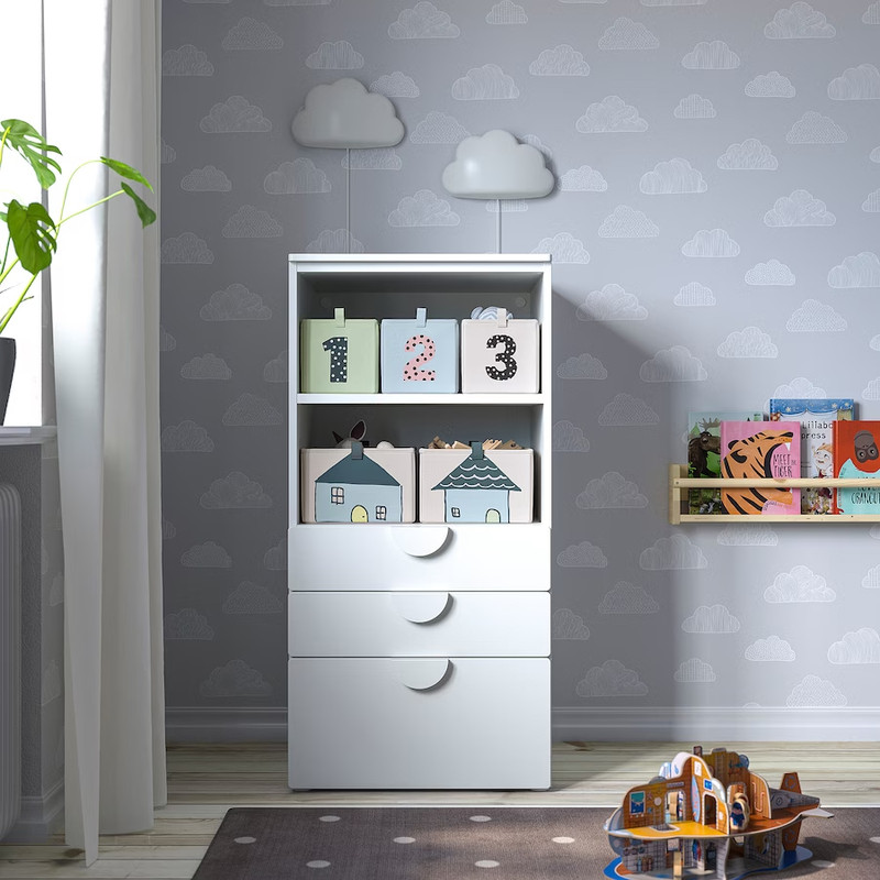باکس نظم دهنده اتاق کودک ایکیا مدل BARNDRÖM