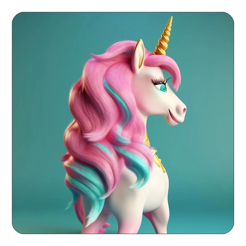 مگنت کاکتی طرح اسب تک شاخ و یونیکورن مدل mp29165