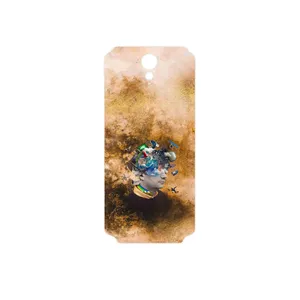 MAHOOT Collage of surreal Portrait of Men Cover Sticker for HTC Desire 620