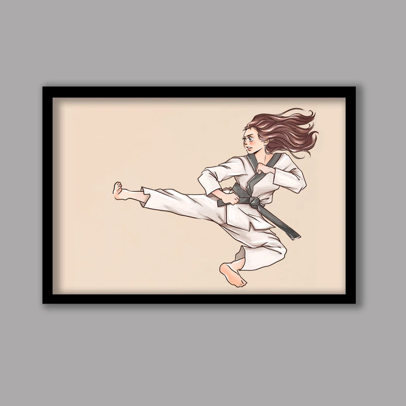 تابلو لیلیان طرح تکواندو کد LA-G10294-2