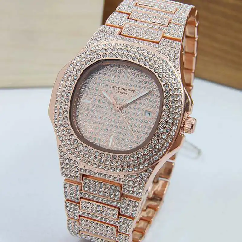 ساعت مچی عقربه ای مدل فول نگین