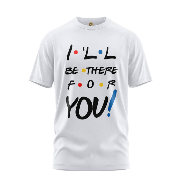 تی شرت آستین کوتاه مردانه هومرو مدل TW228 طرح فرندز