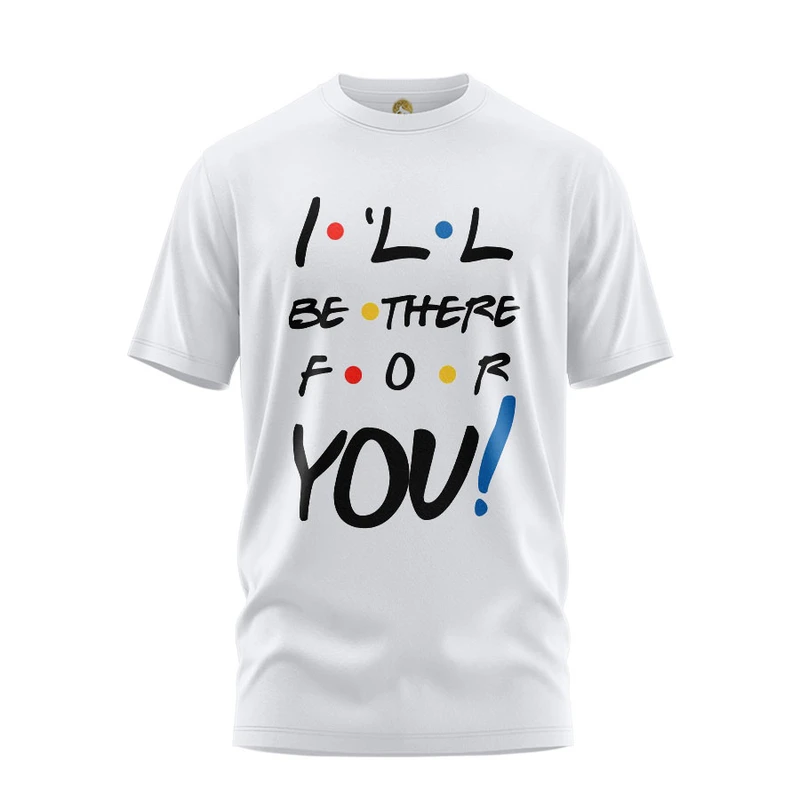 تی شرت آستین کوتاه زنانه هومرو مدل TW228 طرح فرندز