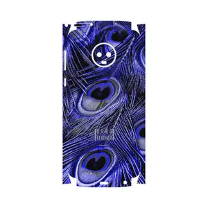MAHOOT Purple Feather-FullSkin Cover Sticker for Motorola Moto G6