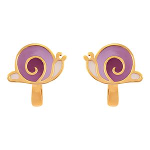 گوشواره طلا 18 عیار دخترانه هور گالری مدل AKE109