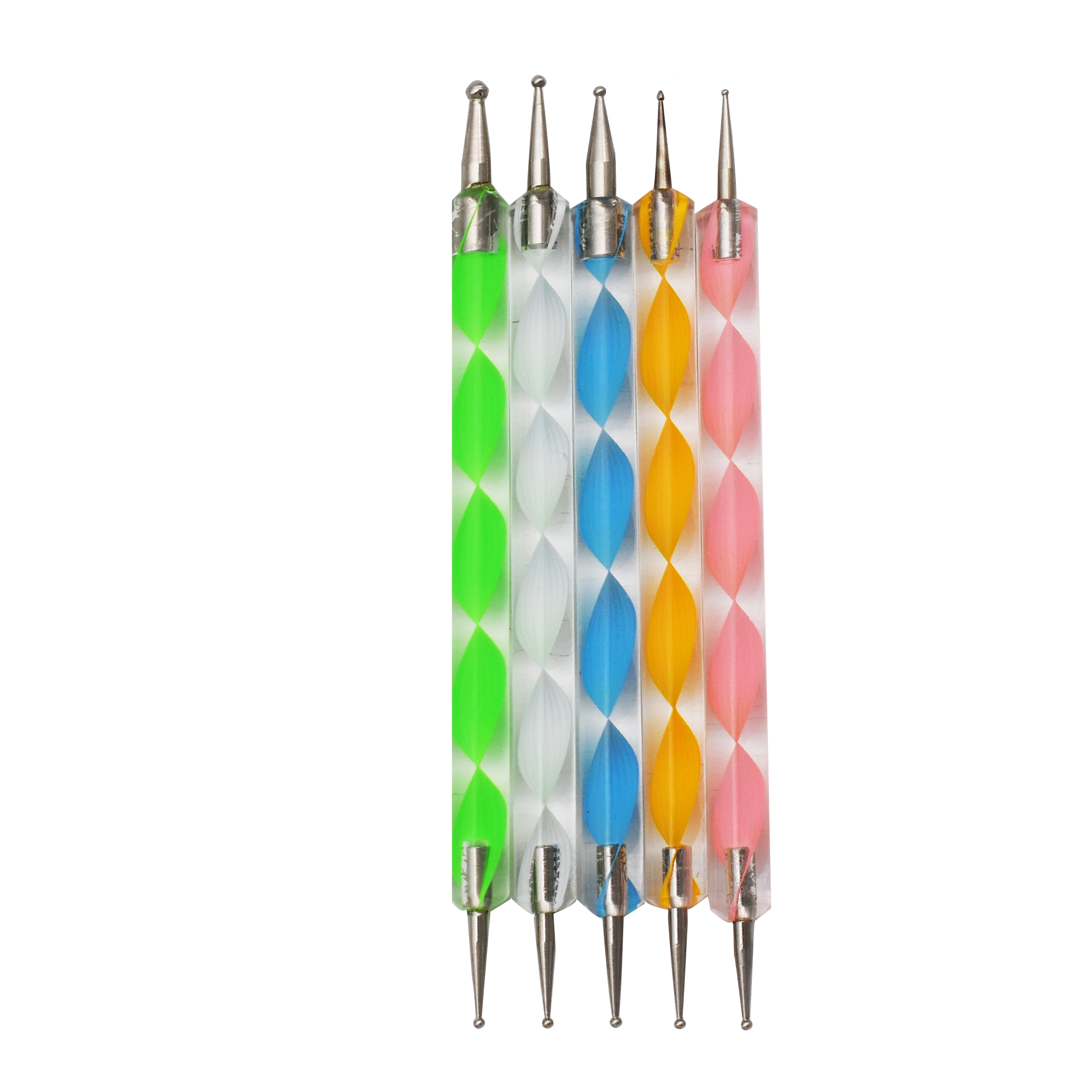 قلم طراحی ناخن مدل Dt-306 مجموعه 5 عددی