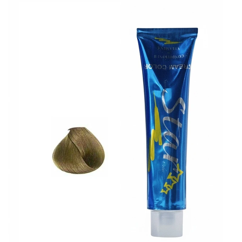 رنگ مو استار شماره 6.3 حجم 120 میلی‌لیتر رنگ بلوند زیتونی تیره