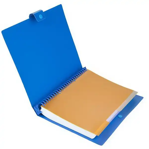 دفتر کلاسوری 200 برگ پاپکو مدل NB-608R بسته 2 عددی