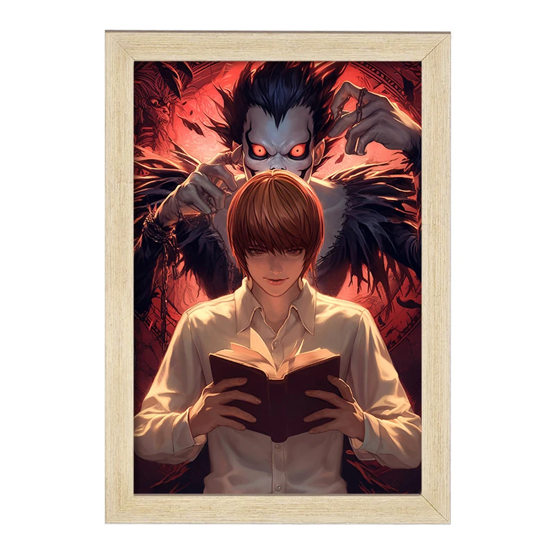 تابلو خندالو مدل انیمه دفترچه مرگ (Death Note) کد F9051