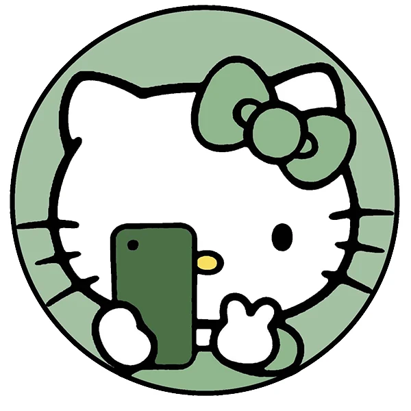  استیکر پارچه و لباس پاد آفرین طرح کیتی کد 5084