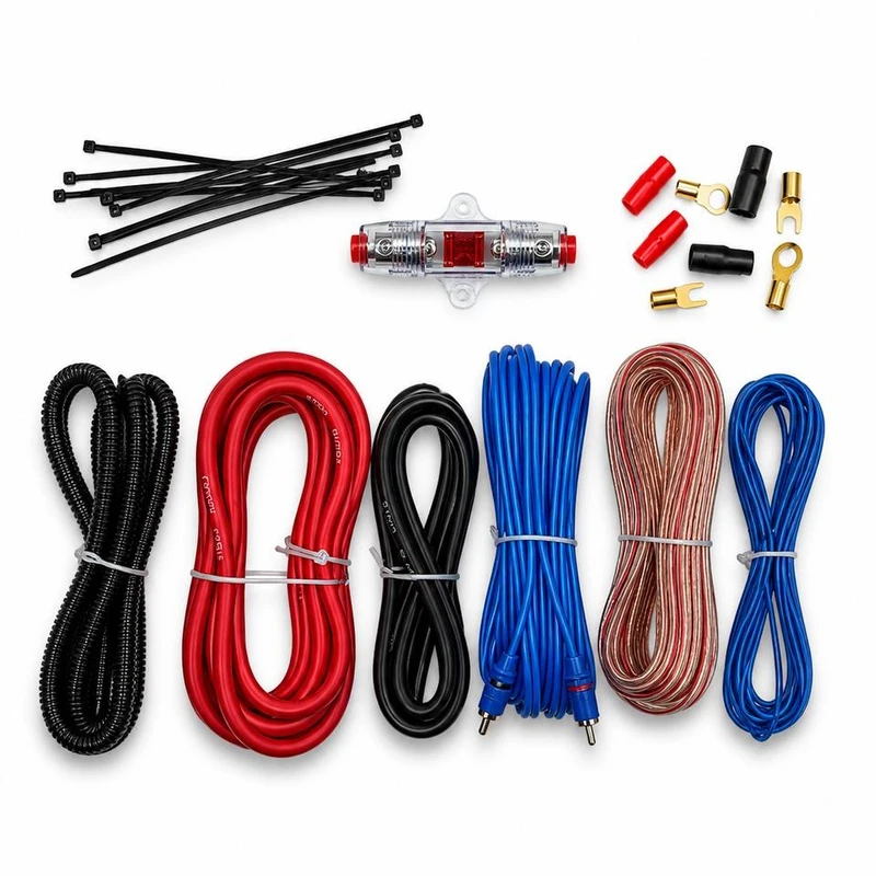 سیم پک کامل 6 گیج جی وی سی مدل KIT-6GA 2500W