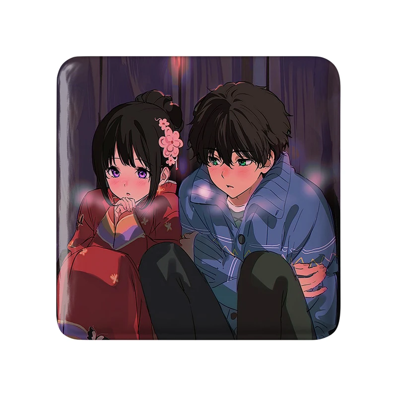 مگنت خندالو طرح اورکی و چیتاندا انیمه هیوکا Hyouka کد 17095