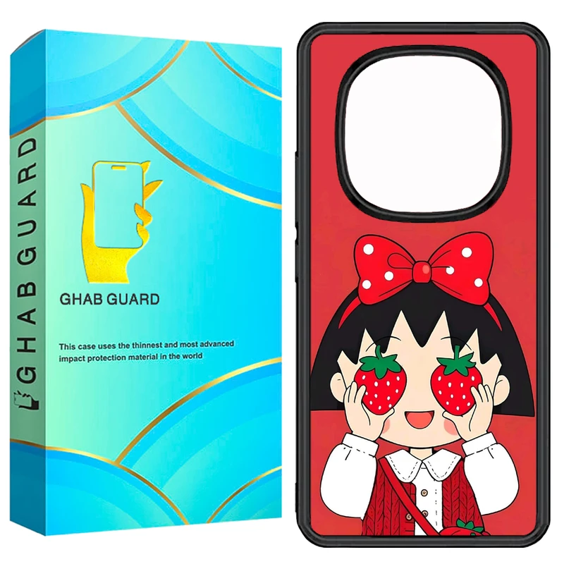 کاور قاب گارد طرح توت فرنگی مدل GN14P مناسب برای گوشی موبایل شیائومی Redmi Note 14 Pro 5G / Note 14 Pro Plus 5G