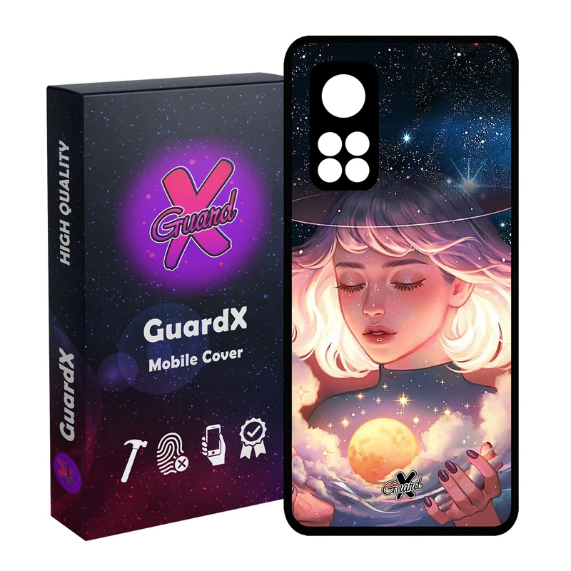 کاور گارد ایکس طرح Girl مدل Glass10059 مناسب برای گوشی موبایل شیائومی Mi 10T / Mi 10T Pro