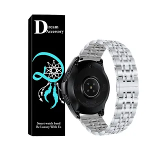 بند دریم مدل Metalic 7B مناسب برای ساعت هوشمند هایلو RS3 LS04