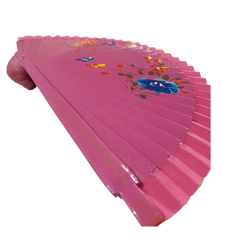 بادبزن طرح گل کد 1003