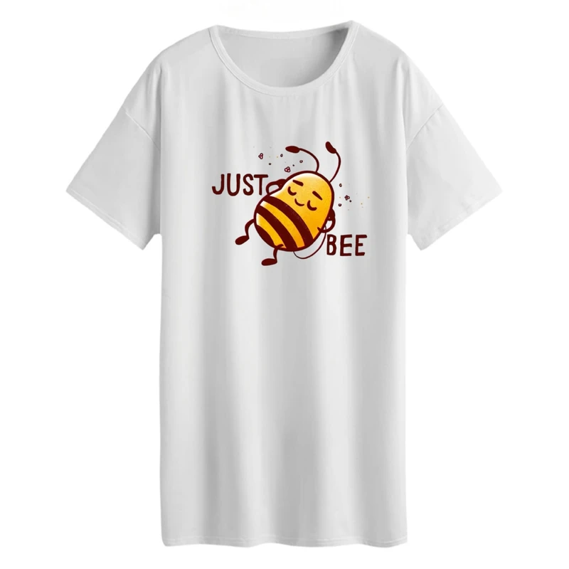 تی شرت لانگ آستین کوتاه زنانه مدل زنبور کد 2