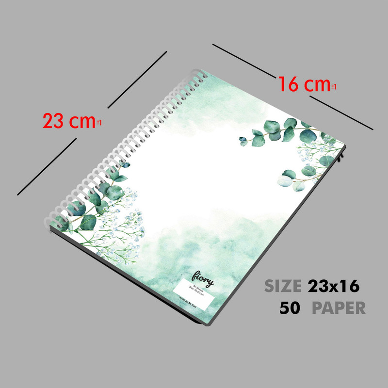دفتر مشق 50 برگ مستر راد طرح اکالیپتوس کد fiory 2722