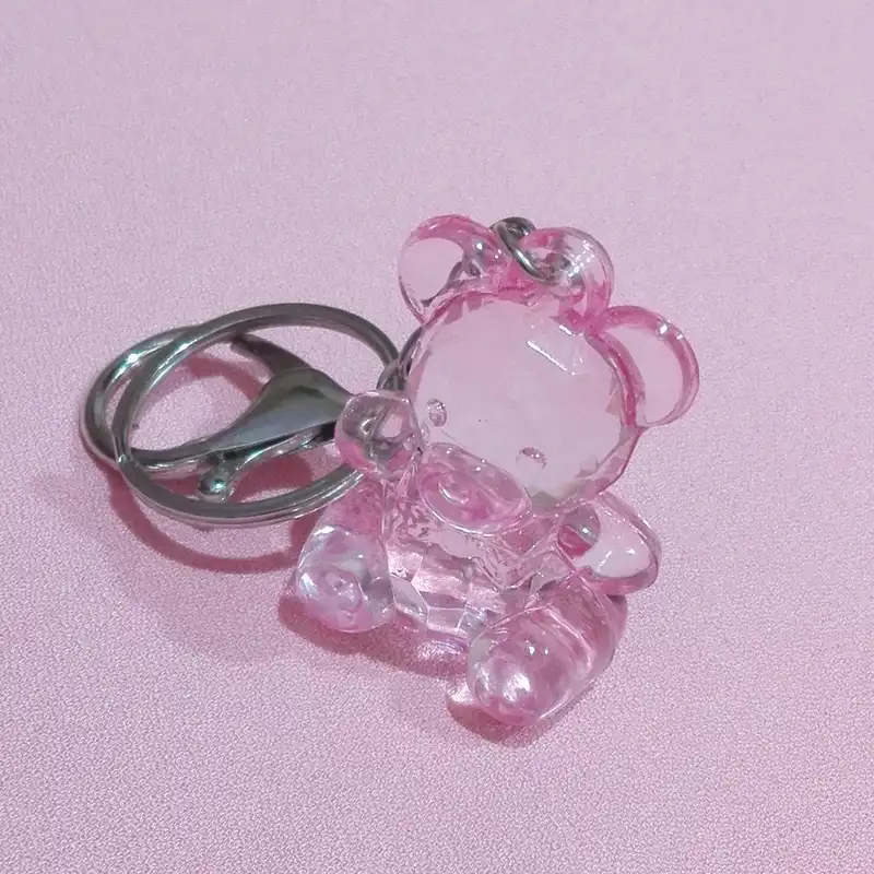 آویز کیف زنانه مدل خرس کریستالی