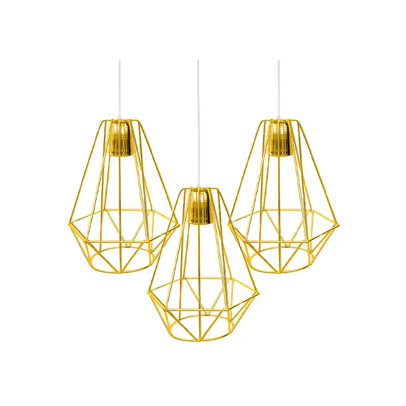 چراغ آویز سه شعله مدل الماس کد yh48/3