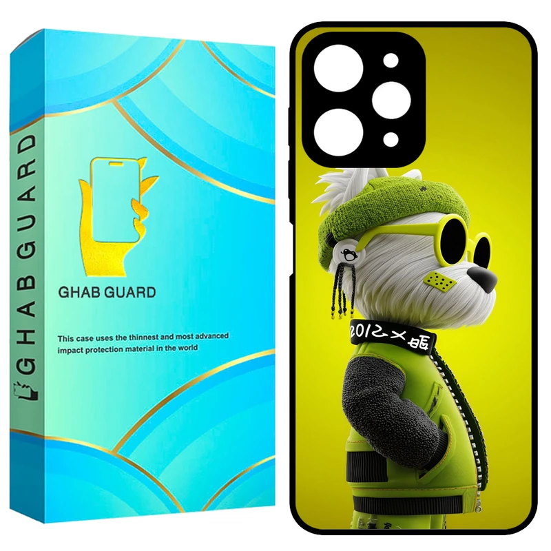 کاور قاب گارد طرح سگ مدل GCHPR12 مناسب برای گوشی موبایل شیائومی Redmi 12 4G / Redmi 12 5G / Poco M6 Pro 5G