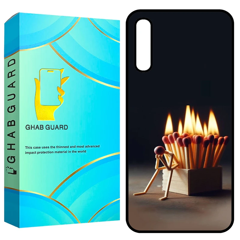 کاور قاب گارد طرح کبریت مدل GCHPA50 مناسب برای گوشی موبایل سامسونگ Galaxy A50 / A50s / A30s