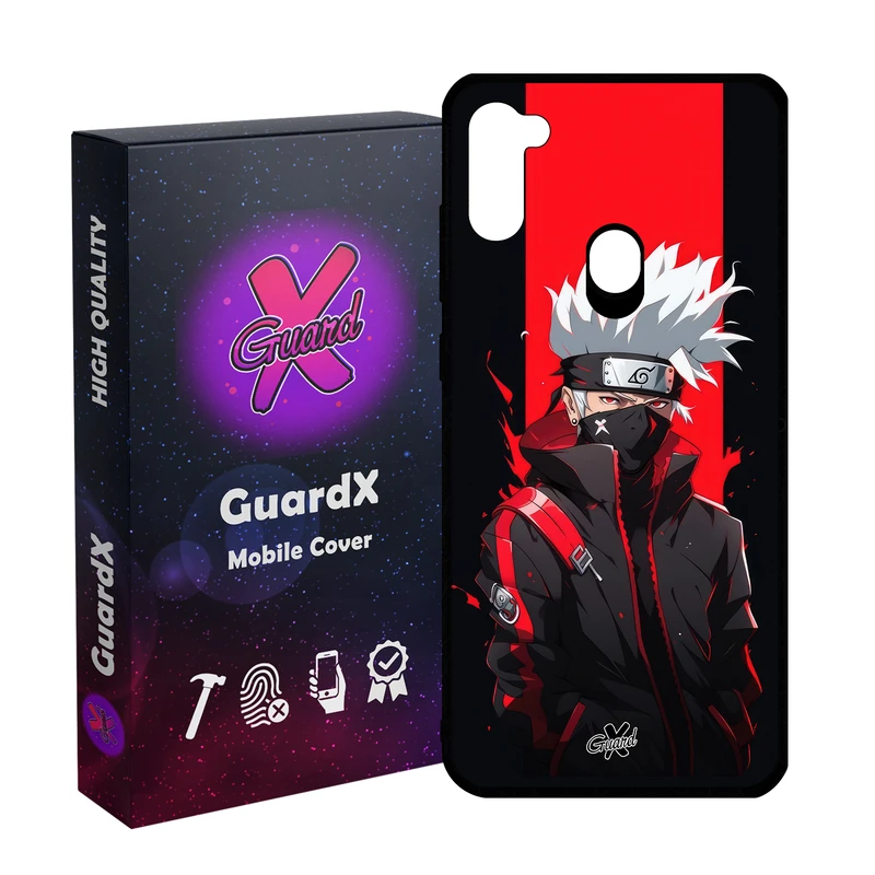 کاور گارد ایکس طرح کاکاشی انیمه مدل Glass10585 مناسب برای گوشی موبایل سامسونگ Galaxy A11/M11