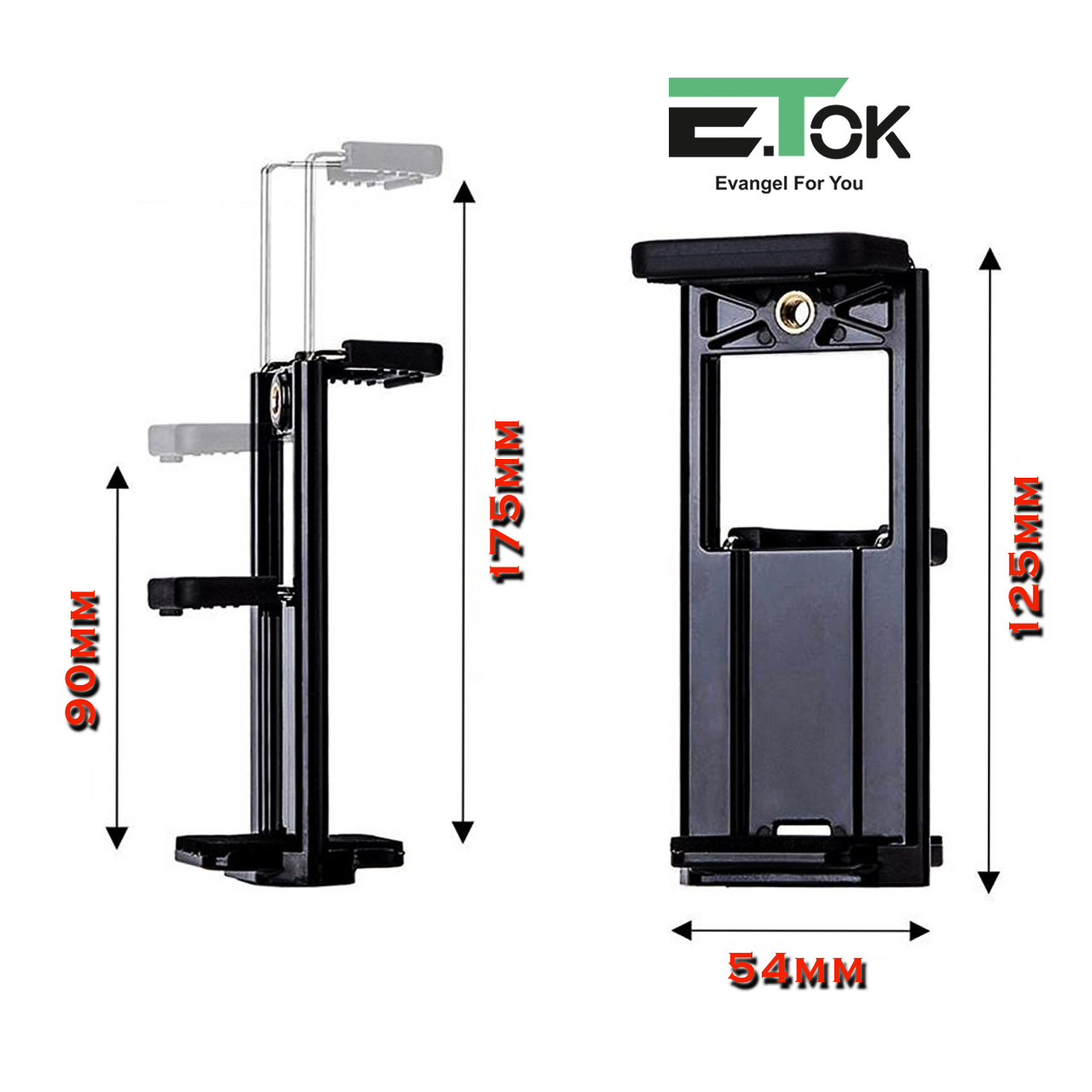 گیره نگهدارنده مونوپاد ایتوک مدل Dual Clamp