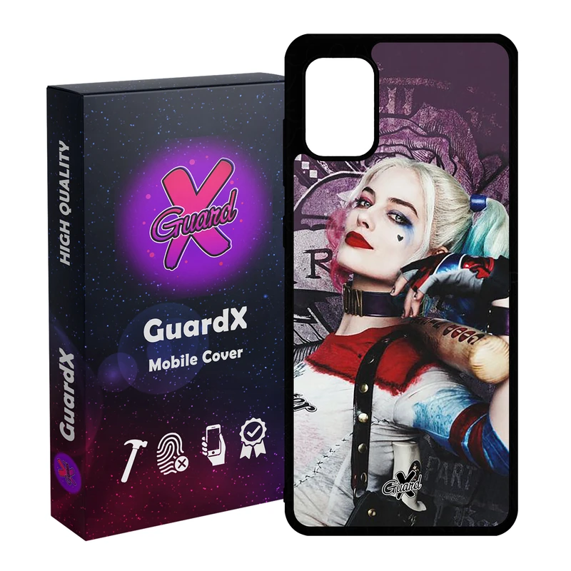 کاور گارد ایکس طرح Harley Quinn مدل Glass10235 مناسب برای گوشی موبایل سامسونگ Galaxy A31
