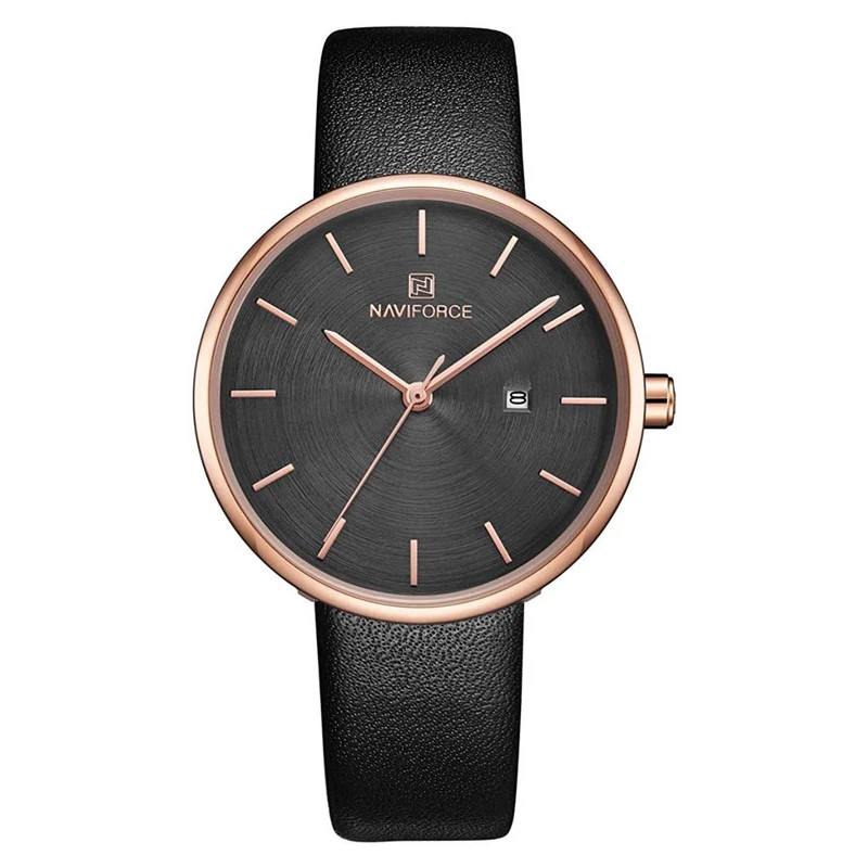 ساعت مچی عقربه‌ای کوارتز زنانه نیوی فورس مدل naviforce nf5002