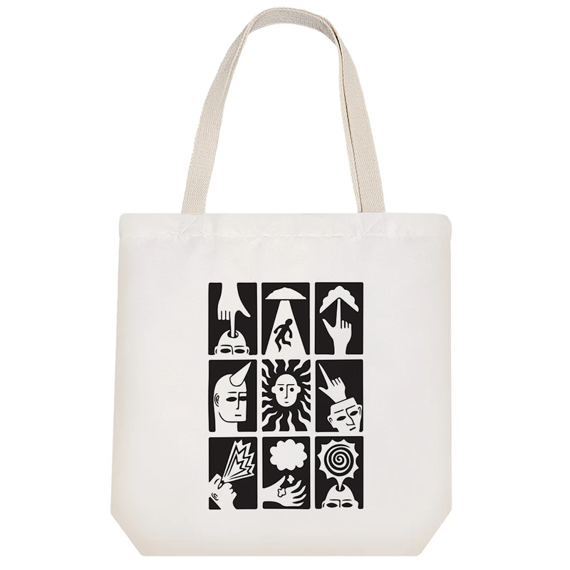 ساک خرید خندالو مدل طرح نگاره فضایی کد 8561