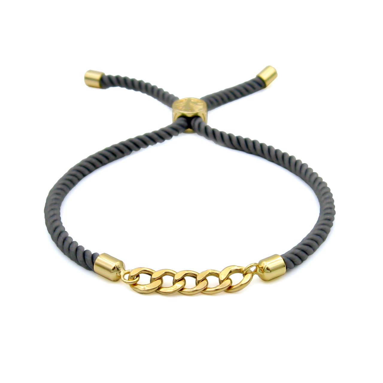 دستبند طلا 18 عیار زنانه مانچو مدل bfg216 -  - 1