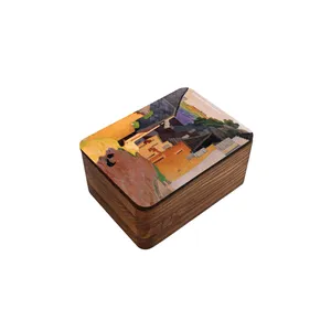 جعبه هدیه چوبی آزاکو مدل BR4-006